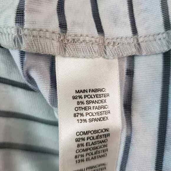 Chico's Zenergy Floral Burnout-Striped Jacket - Chico's 0 = US 4/S - Picture 12 of 12